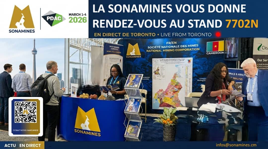 La SONAMINES au PDAC 2026, stand 7702N